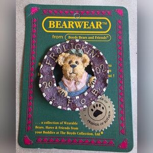 Boyds Collection Bearwear Frolicin' Bear Pin